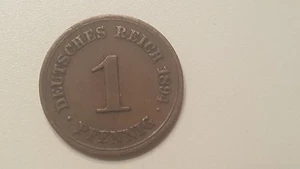 1894 F 1 PFENNIG GERMANY - Picture 1 of 2