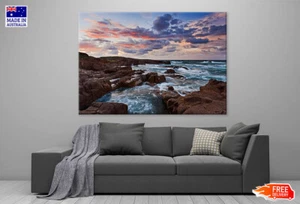 Pacific Coast of Australia Canvas Print Unframed Home Decor - Picture 1 of 5