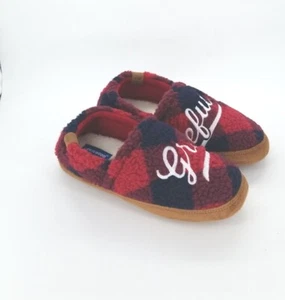4486 Life Is Good Womens Berber A-Line Grateful Red/Navy Buffalo Slipper 7M US - Picture 1 of 8
