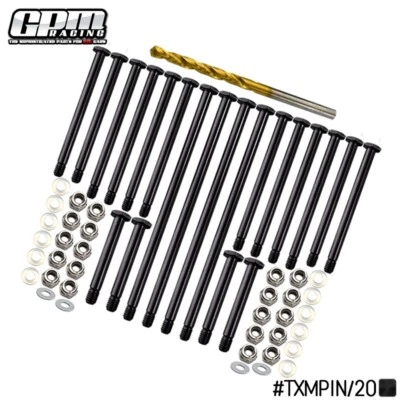 GPM Medium Carbon Steel Suspension Pins For TRAXXAS 1/5 X-Maxx 6S 8S 1/6 XRT - Image 1 of 3