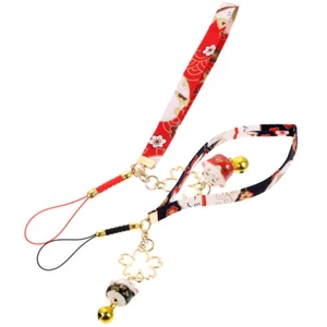 2 Pcs Glücklicher Katzenanhänger Handy-Armband-Anhänger Telefonanhänger - Photo 1/12