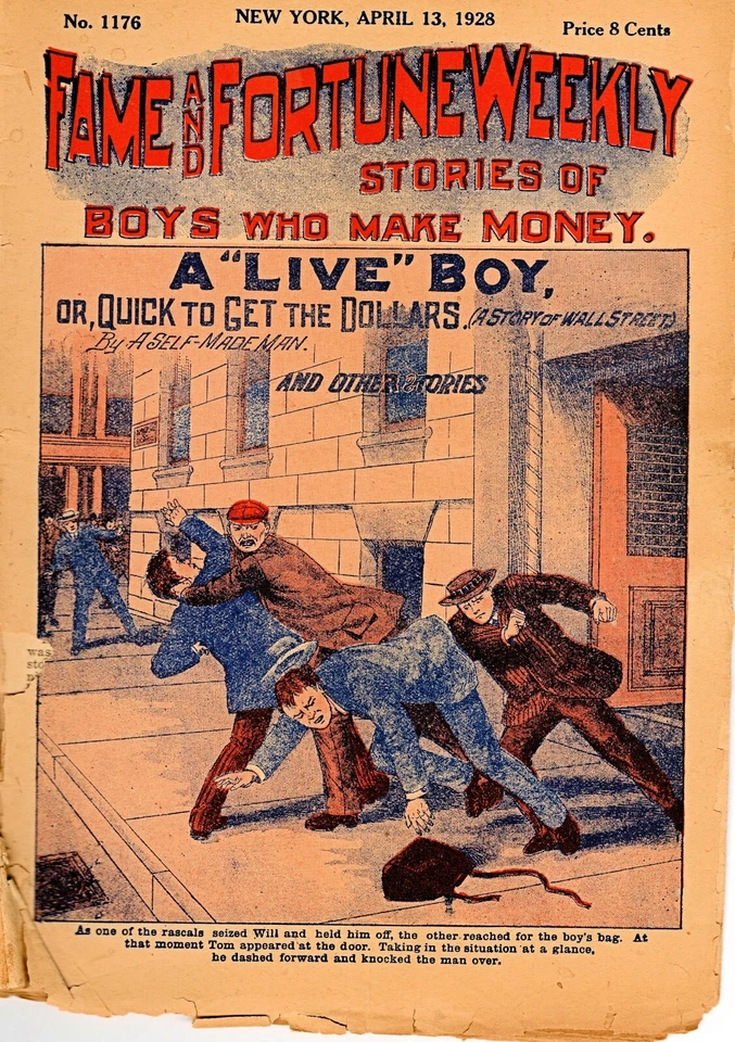 Fame and Fortune Weekly "A 'Live' Boy" Boys Who Make Money Magazine - Image 1 of 1