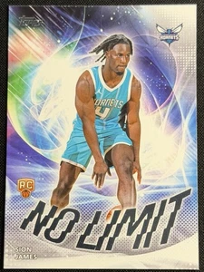 2025-26 Topps Sion James No Limit Rookie Charlotte Hornets #NL-33 - Picture 1 of 3