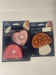 Lot Of 2 Itzy Ritzy Teether Cutie Coolers & Itzy Pop - Picture 1 of 2