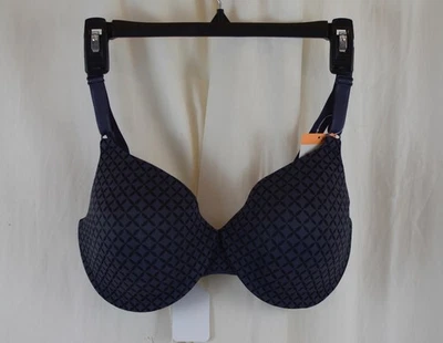 Sujetador de cobertura completa Warners This Is Not A para mujer estampado gris metalizado talla 34DD Foto 1 de 3