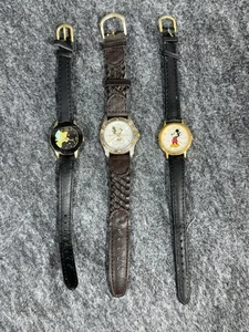 Vintage Disney Lorus, MU2559 MU2723 Mickey Mouse Tinker Bell 3 watch collection. - Picture 1 of 15