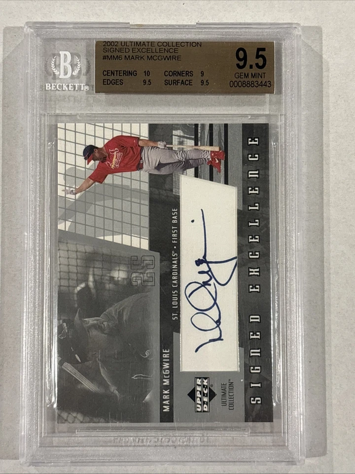 2002 Ultimate Collection Signed Excellence Mark McGwire Auto Cardinals - Image 1 of 3