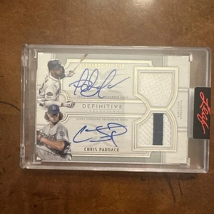 2020 Topps Definitive Fernando Tatis Jr Chris Paddack #DAR-TP AUTO #/35 - Picture 1 of 3