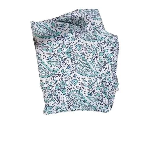 Funda nórdica Pottery Barn Teen azul verdoso cachemir doble Foto 1 de 2