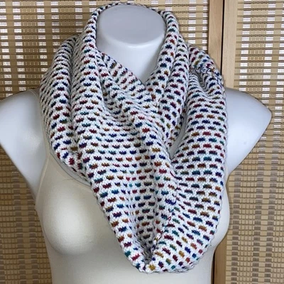 Talbots Women’s Textured Knit Infinity Scarf Colorful NWT - Image 1 of 4