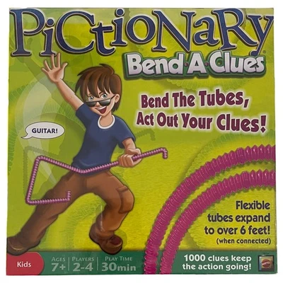 Mattel Pictionary Bend-A-Clues Game - Family Fun - Image 1 of 3