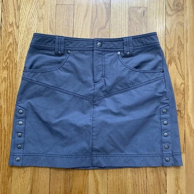 Minifalda gris Athleta Take a Hike laterales a presión estilo 861832 4 ¡Como nueva! Foto 1 de 4