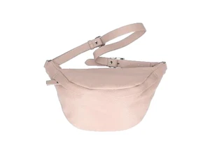 Italienische Echtleder Taillentasche - pulverrosa - Bild 1 von 4