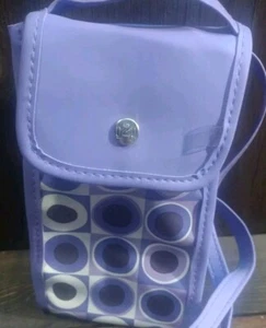 Venus Handy Umhängetaschen für Damen lila Kreise neu ohne Etikett - Bild 1 von 10