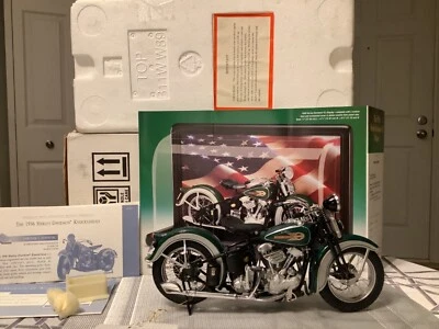 1936 Harley-Davidson EL First Knucklehead Franklin Mint 1:10 scale - Image 1 of 4