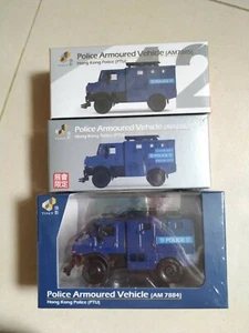 Pequeño vehículo blindado de la policía de Hong Kong (juego de 3) #42 PTU AM7882 AM7884 AM7885 - Imagen 1 de 5