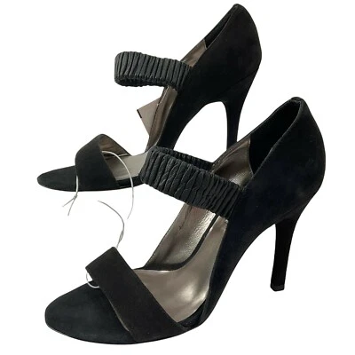 Zapatos Bcbg Max Azria para mujer talla 9,5 M negros gamuza tacón alto aguja nuevos sin etiquetas Foto 1 de 4