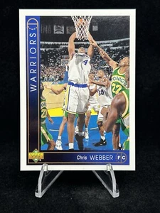 Chris Webber RC 1993-94 Upper Deck #311 Rookie HOF NBA Warriors 🔥COMO NUEVO🔥 - Imagen 1 de 12