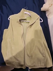 Hannah  Womens Lt Green Vest Large Preowned  - Picture 1 of 9