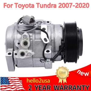 Air Conditioner Compressor With Clutch for Toyota Tundra 2007-2020 4.6L 5.7L US - Bild 1 von 10