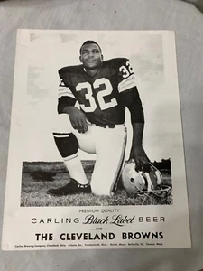 JIM BROWN CARLING BLACK LABEL POSTER PRINT, 8-12” X 11” - Picture 1 of 2