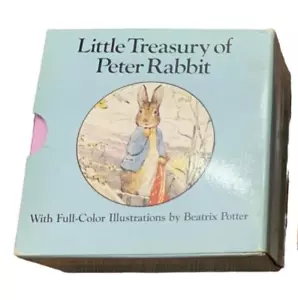VTG LITTLE TREASURY OF PETER RABBIT 6 Tales of Peter Rabbit Benjamin Bunny 1983 - Picture 1 of 3