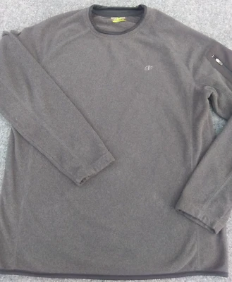NordicTrack Men's Pullover medium Sweater shirt warm Soft fleece Zip pocket 68 - Image 1 of 4