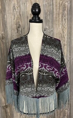 Ecote 衬衫/开衫 M 码条纹西南波西米亚西部 — 第 1/4 张图片