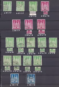 Bizone 97, 99, 100 Typen I, Ia .Zähnung B, D, O, P, ⨀; bitte auswählen #V271 - Picture 1 of 18