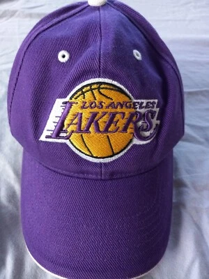Twin Enterprise NBA Los Angeles Lakers Purple Strapback Cap Hat  size S/M - Image 1 of 4