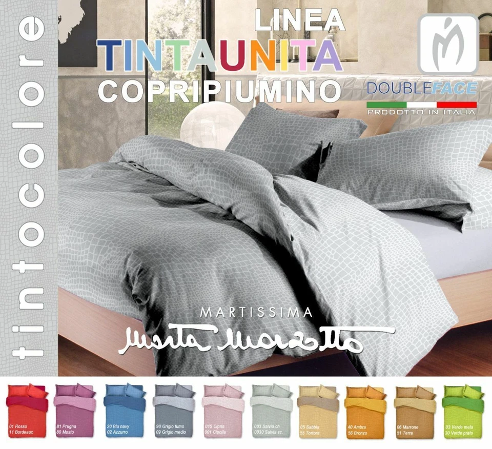 Copripiumino Marta marzotto Sacco Tinta unita double face 1 posto 2 posti e 1/2p - Immagine 1 di 1