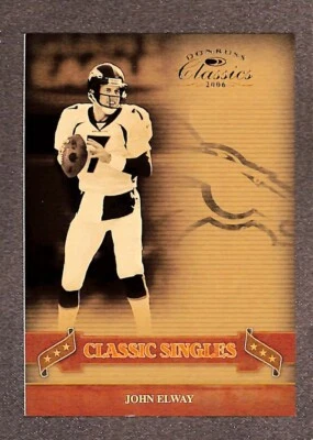Donruss Classics #CS-12 2006 John Elway lámina de oro/100 Foto 1 de 3