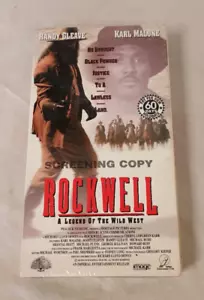 Rockwell A Legend Of The Wild West VHS Screening Copy 1994 Karl Malone Sealed - Picture 1 of 3