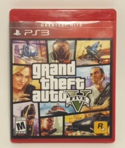 Grand Theft Auto V(Sony PlayStation 3 2013)GTA 5 PS3 Greatest Hits W/ Manual&Map - Picture 1 of 6