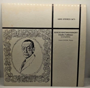 Rachmaninoff Etudes-Tableaux Complete Vinyl Record MHS 3671 - Imagen 1 de 3