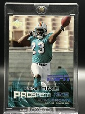 2005 Upper Deck ESPN #109 Ronnie Brown RC Football Card Miami Dolphins #129/199