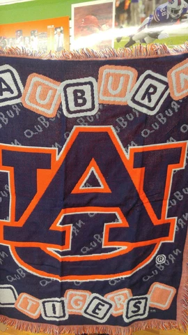 New Northwest Auburn Tigers Baby Throw Blanket 36" X 48" Cover