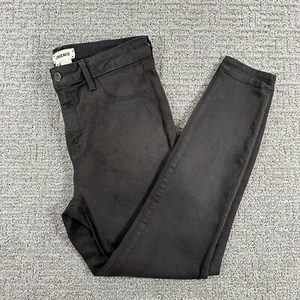 L'Agence Jeans 30 dunkelgrau beschichtete dünne hohe Stretchtaschen Damen - Bild 1 von 14