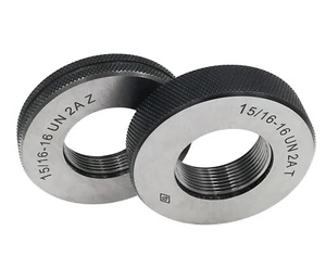 Thread Ring Gage 1" 5/16-16 UN 2A Thread Ring Inspection Gauge GO NOGO 1 5/16-16 - Picture 1 of 5