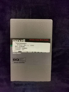 BRAVEHEART Betacam Maxell Video Cassette Rare Collectors Item Untested - Picture 1 of 2