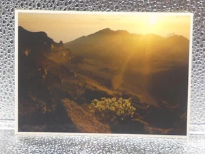 Sunrise Summit Haleakala National Park Maui, Hawaii 1992 Topographical Postcard - Picture 1 of 7