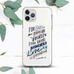 Christianity Quotes Bible Verses Case For iPhone X SE 11 12 13 14 15 Pro Max XR - Picture 1 of 1