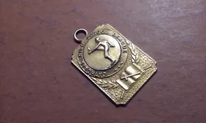 St Alphonsus Catholic 1945 High School League Football Medal Gold-Tone Scarce LA - Picture 1 of 4