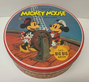 La historia de Mickey Mouse y los contrabandistas coleccionistas estuche de hojalata 7" DIA X 2.775" - Imagen 1 de 11