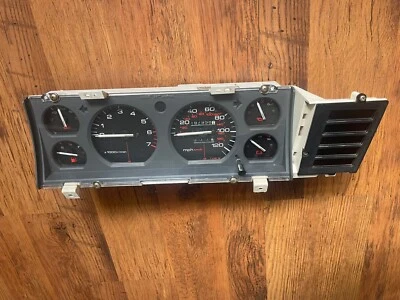 Jeep Cherokee XJ Phase1 92-96 Instrument Cluster 120mph Speedometer Clocks Dials - Image 1 of 4