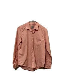 Children’s Place Blush Pink Long Sleeve Button Up Pocket Boy’s Shirt Size 10/12 - Picture 1 of 3