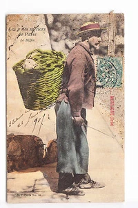CPA PARIS 75 - TRES RARE SERIE P'TITS METIERS LE BIFFIN - CHIFFON. 1907 ~A68 - Imagen 1 de 1