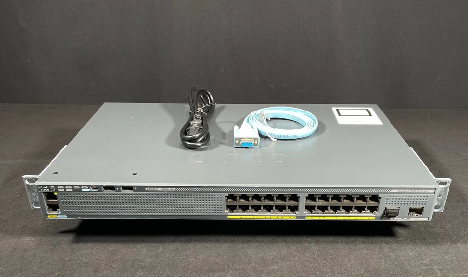 Cisco WS-C2960X-24TD-L 24 Port Gigabit Switch - Same Day Shipping - Image 1 of 4