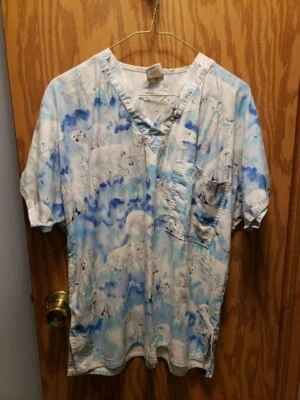 S.c.r.u.b.s. Medium Polar Bears Scrub Top Pre-owned  - Image 1 of 4