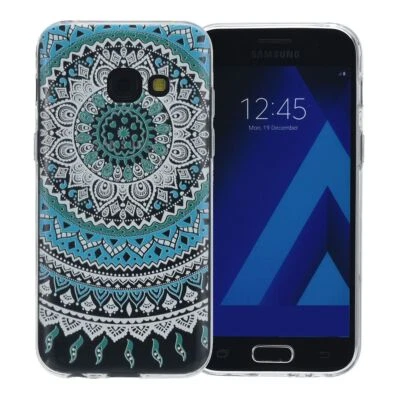 Custodia Cellulare per Samsung Galaxy A5 (2016) Protettiva Cover Bumper Casi Blu - Immagine 1 di 4